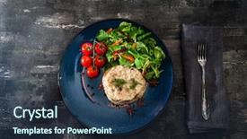  Presentation with vanilla ice cream fresh - Colorful PPT theme enhanced with rehidration - risotto with fresh cream salted backdrop and a  colored foreground