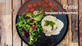  Presentation with vanilla ice cream fresh - Theme enhanced with rehidration - risotto with fresh cream salted background and a  colored foreground