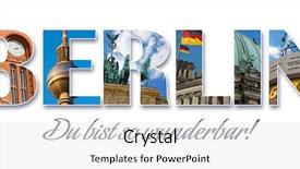  Presentation with headline - Slide deck enhanced with reichstag - berlin headline collage background and a white colored foreground