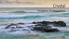  Presentation with fine art - Beautiful PPT theme featuring reilience - fine art image of strong backdrop and a  colored foreground