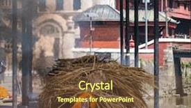  Presentation with ceremony - Cool new presentation with reincarnation - cremation ceremony at pashupatinath temple backdrop and a  colored foreground