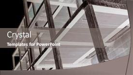  Presentation with concrete construction - Presentation consisting of reinforced-concrete-structure-of-building background and a gray colored foreground