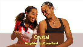  Presentation with siblings - Amazing PPT layouts having related kids - portrait of two young african backdrop and a  colored foreground