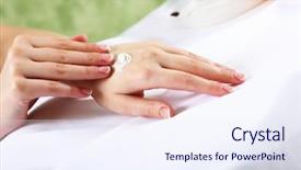  Presentation with spa salon - Amazing presentation theme having related objects in spa salon backdrop and a  colored foreground