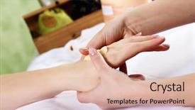  Presentation with tamilnadu govt related - Slides enhanced with related objects in spa salon background and a lemonade colored foreground