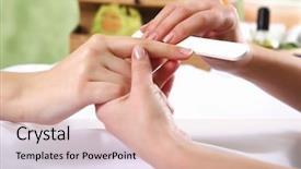  Presentation with spa salon - Cool new presentation with related objects in spa salon backdrop and a lemonade colored foreground