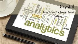  Presentation with data analytics - Beautiful PPT theme featuring related to analytics and data backdrop and a lemonade colored foreground