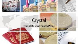  Presentation with finance - Amazing presentation having related transaction - twelve images relating to business backdrop and a light gray colored foreground