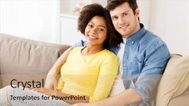  Presentation with international relations - PPT layouts featuring relations love and people concept background and a coral colored foreground