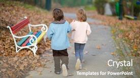  Presentation with spring break for kids - Cool new PPT theme with relationship breakdown - realationship break concept with couple backdrop and a gray colored foreground