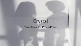  Presentation with relationship - Cool new PPT layouts with relationship breakdown - white background with a blurred backdrop and a light gray colored foreground