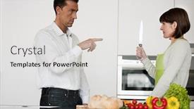  Presentation with relationship - Slide deck featuring police - gun in textile holster isolated background and a light gray colored foreground