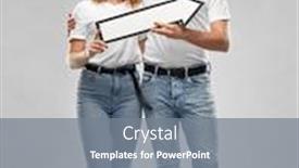  Presentation with relationships - Slide deck with relationships-and-people-concept-happy background and a gray colored foreground