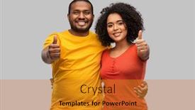  Presentation with african people - Beautiful slides featuring relationships-and-people-concept-happy backdrop and a gold colored foreground