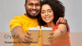  Presentation with relationships - Theme with relationships-and-people-concept-happy background and a gold colored foreground