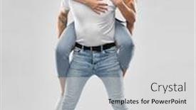  Presentation with relationships - Audience pleasing PPT layouts consisting of relationships-and-people-concept-portrait backdrop and a light gray colored foreground