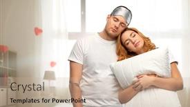  Presentation with relationships - Presentation theme enhanced with relationships-valentine-s-day background and a soft green colored foreground