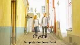  Presentation with love - Presentation enhanced with relativity - couple have dating outdoor man background and a coral colored foreground