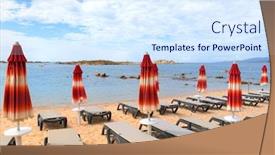  Presentation with beds - Slides consisting of relax-beds-at-south-coast background and a sky blue colored foreground