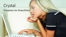  Presentation with women - Presentation with that if you on your background and a gray colored foreground