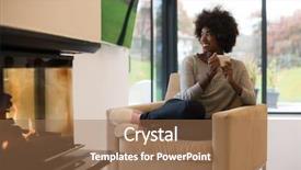  Presentation with african american christianity - Presentation featuring relaxing at fireplace young black background and a coral colored foreground