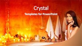  Presentation with sensuality woman black angel relaxing - Presentation theme enhanced with relaxing at home luxury bath background and a crimson colored foreground