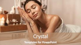  Presentation with spa meditation relaxing - Slide set with relaxing at the spa wellness background and a  colored foreground