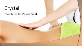  Presentation with spa - PPT theme with relaxing in spa saloon - bee background and a  colored foreground