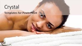  Presentation with spa salon - Cool new PPT theme with relaxing in the spa salon backdrop and a  colored foreground