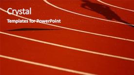  Presentation with performance - Presentation theme with relay game - performance background and a crimson colored foreground