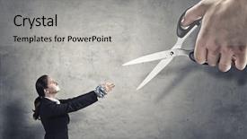  Presentation with release - Slide deck enhanced with release of guiltless accused background and a light gray colored foreground