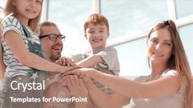  Presentation with wind energy close up portrait - Colorful PPT layouts enhanced with reliable help - close up portrait backdrop and a coral colored foreground