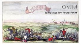  Presentation with engraving - Presentation featuring relief-of-narva-vintage-engraving background and a white colored foreground