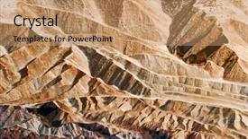  Presentation with death - Amazing slides having relief of the rocks in death valley california usa backdrop and a coral colored foreground