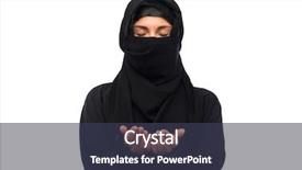  Presentation with religion islam - Presentation theme enhanced with religion faith islam and people background and a  colored foreground