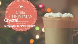  Presentation with merry christmas - Presentation theme having religion theme - digitally composite image of merry background and a coral colored foreground