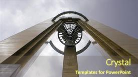  Presentation with architecture - Audience pleasing presentation theme consisting of religions globe - monument border stone kyrgyzstan architecture backdrop and a tawny brown colored foreground