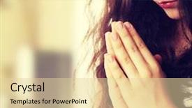  Presentation with religious - PPT theme enhanced with religious - closeup portrait of a young background and a lemonade colored foreground