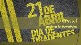  Presentation with religious - Presentation featuring religious 2016 - april 21 tiradentes day background and a tawny brown colored foreground