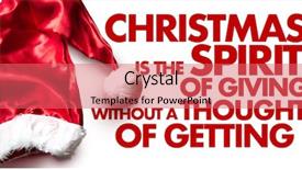  Presentation with religious christmas - Slide set having religious 2016 - christmas is the spirit background and a coral colored foreground