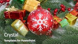  Presentation with christmas silver blue turquoise baubles - Theme enhanced with religious advent - christmas baubles decorations background and a  colored foreground