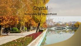  Presentation with youth - Beautiful slides featuring culture fall leaves blue - youth park genclik parki backdrop and a gold colored foreground