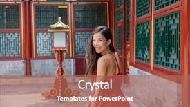  Presentation with china travel - Audience pleasing slide set consisting of religious free - asian beauty woman healthy lifestyle backdrop and a coral colored foreground