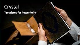  Presentation with hands holding - Cool new PPT theme with religious mercy - muslim man hands holding rosary backdrop and a black colored foreground