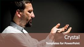  Presentation with ramadan - Cool new theme with religious mercy - muslim man praying for god backdrop and a violet colored foreground