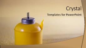  Presentation with oil lamp - Slide deck featuring religious moeslem - oil lamp on the golden background and a  colored foreground