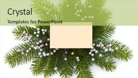  Presentation with christmas cars - Amazing PPT layouts having religious new year - christmas decoration with greeting card backdrop and a  colored foreground