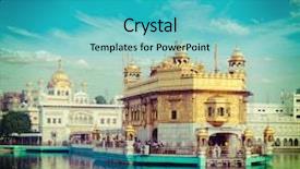  Presentation with sikhism - Beautiful slide deck featuring religious sikhism - vintage retro hipster style travel backdrop and a cyan colored foreground