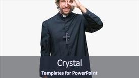  Presentation with catholic glory - Presentation having religious visioning - handsome hispanic catholic priest man background and a  colored foreground