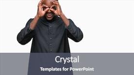  Presentation with african american religion - Slide set consisting of religious visioning - young african american priest man background and a dark gray colored foreground